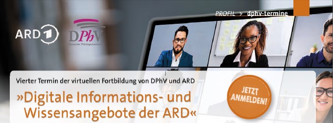 Digitale Fortbildungen mit der ARD