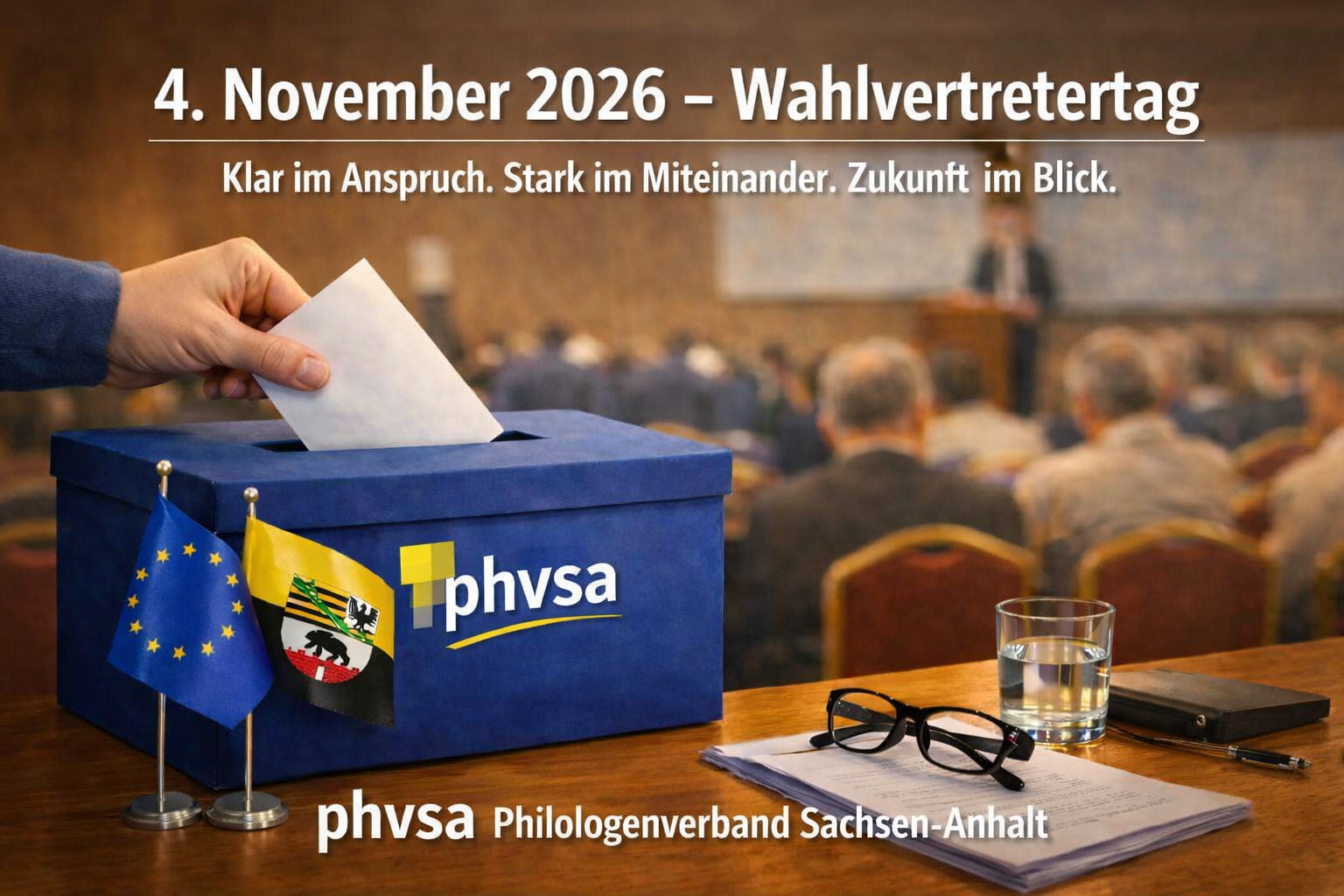 Einberufung des Wahlvertretertages des Philologenverbandes Sachsen-Anhalt